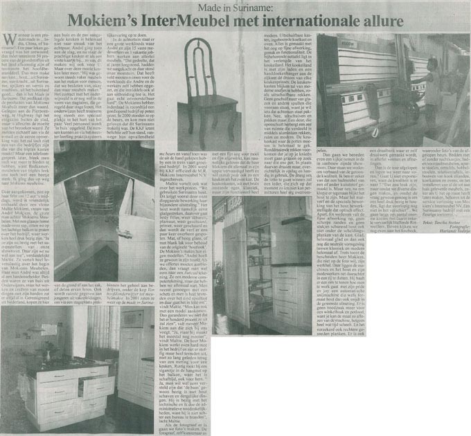 artikel uit Huis en Interieur